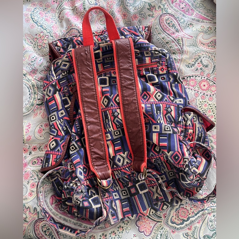 Encote Multicolour Boho Backpack - Picture 3 of 4